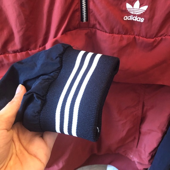 Adidas quarter zip retro windbreaker size XS - Picture 6 of 9
